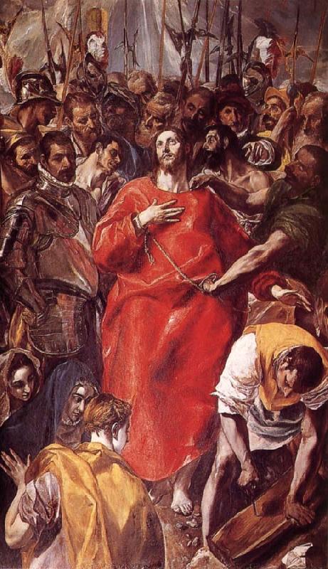 El Greco The Disrobing of Christ France oil painting art